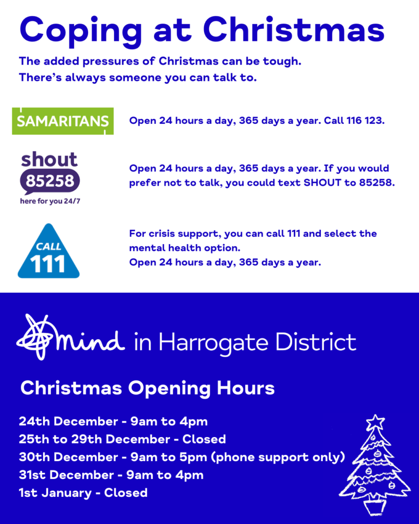 Harrogate Mental Health Support at Christmas